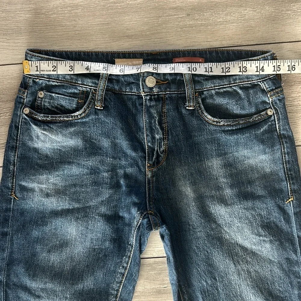 PILCRO anthropologie slim boyfriend crop jeans size 26